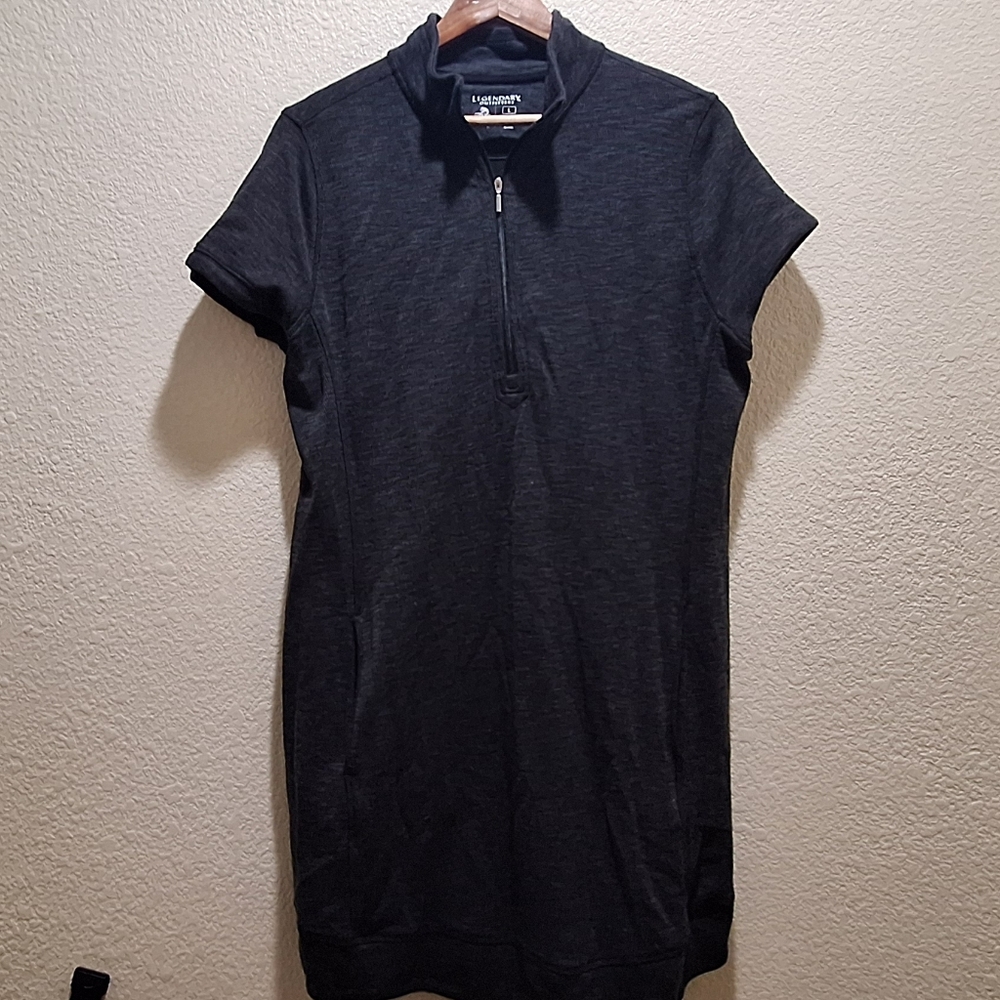 Dark Gray Short Sleeve Dress